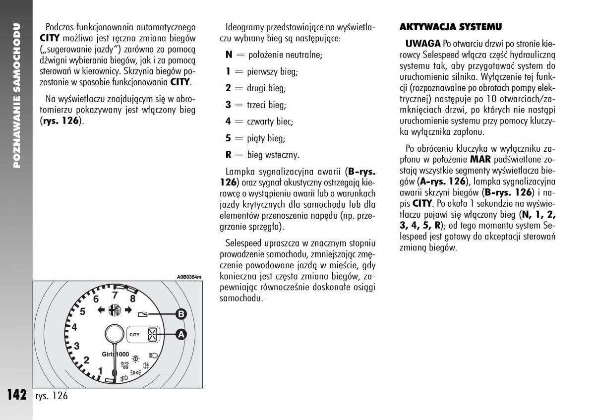 Alfa Romeo 156 instrukcja obslugi / page 144