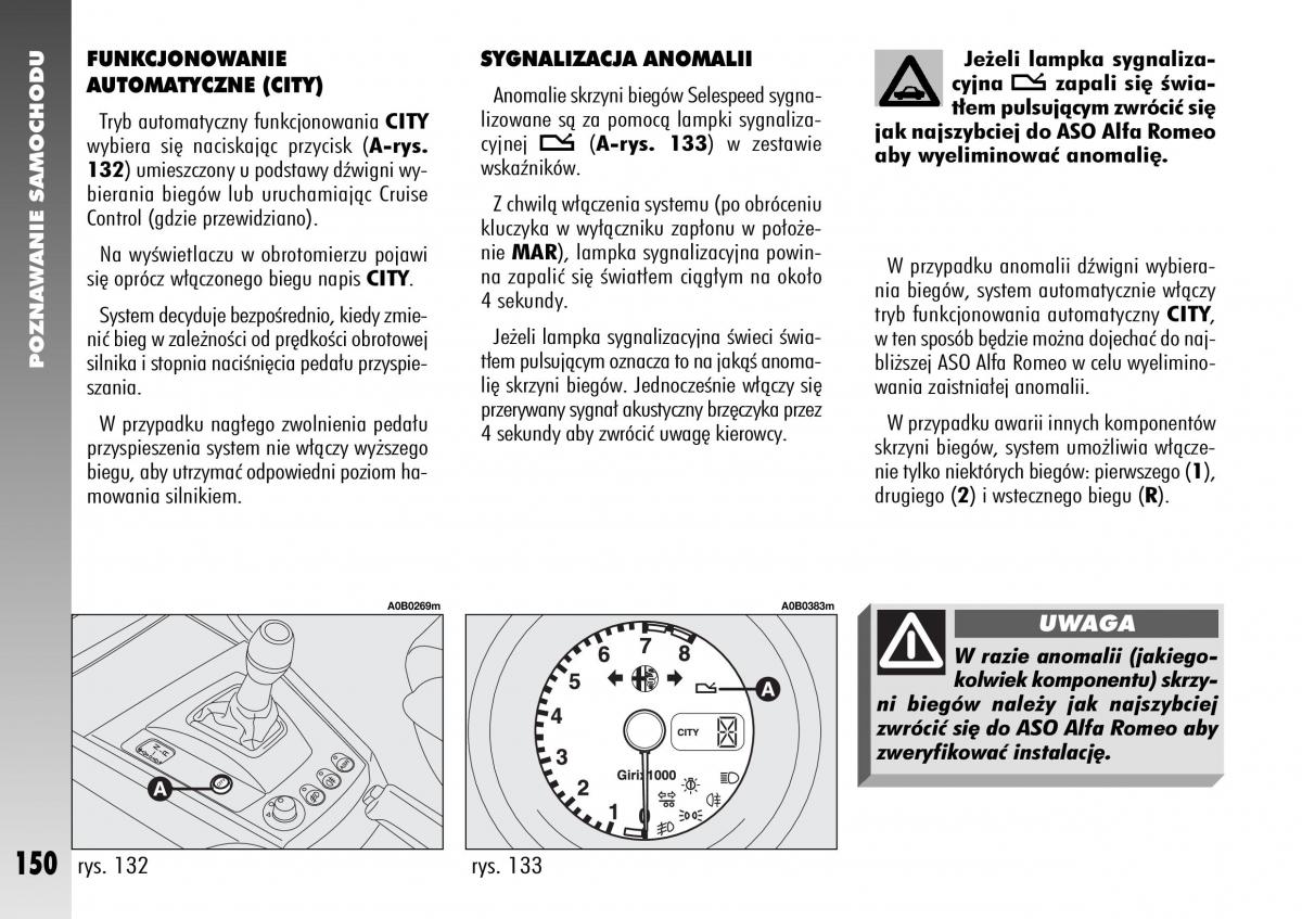 Alfa Romeo 156 instrukcja obslugi / page 152