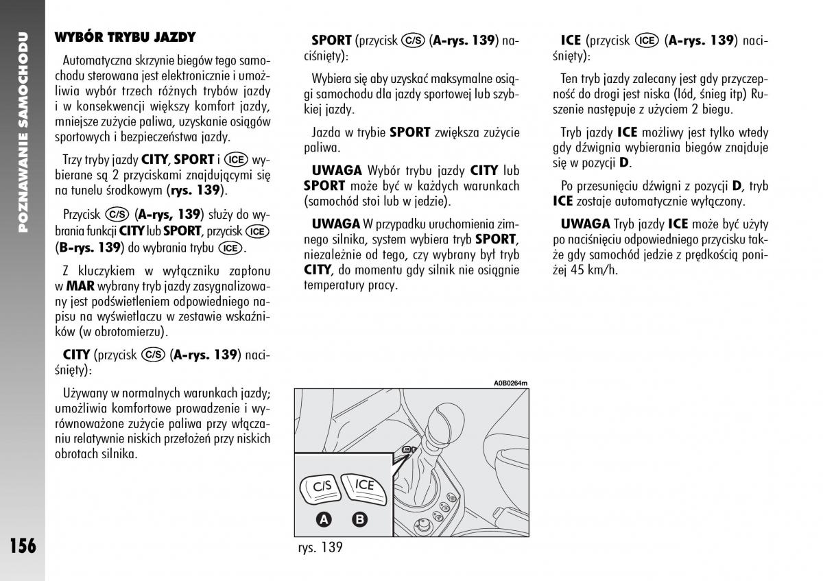 Alfa Romeo 156 instrukcja obslugi / page 158