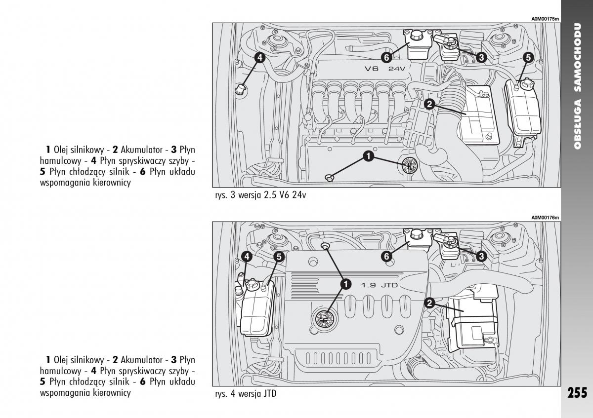 Alfa Romeo 156 instrukcja obslugi / page 257