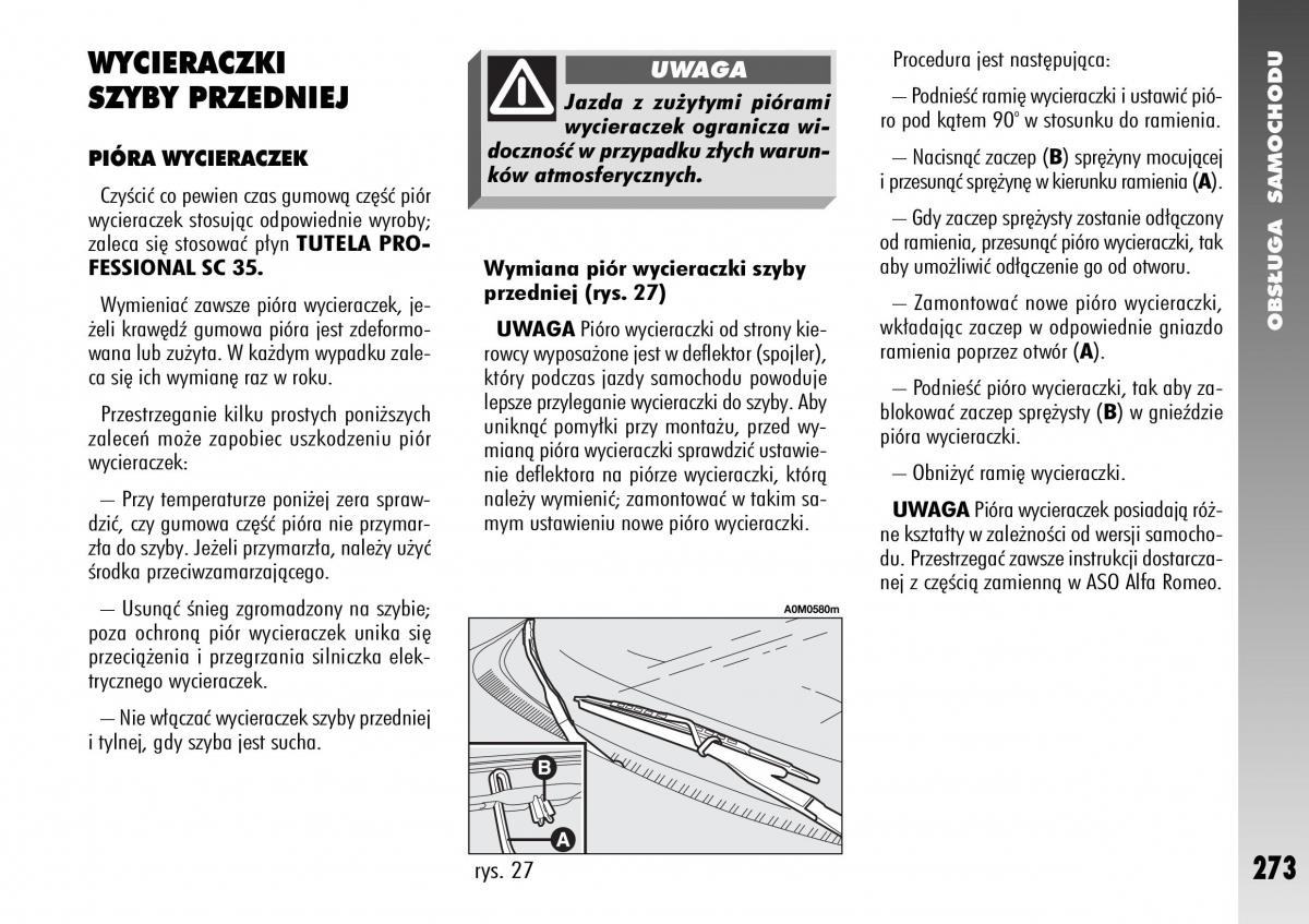 Alfa Romeo 156 instrukcja obslugi / page 275