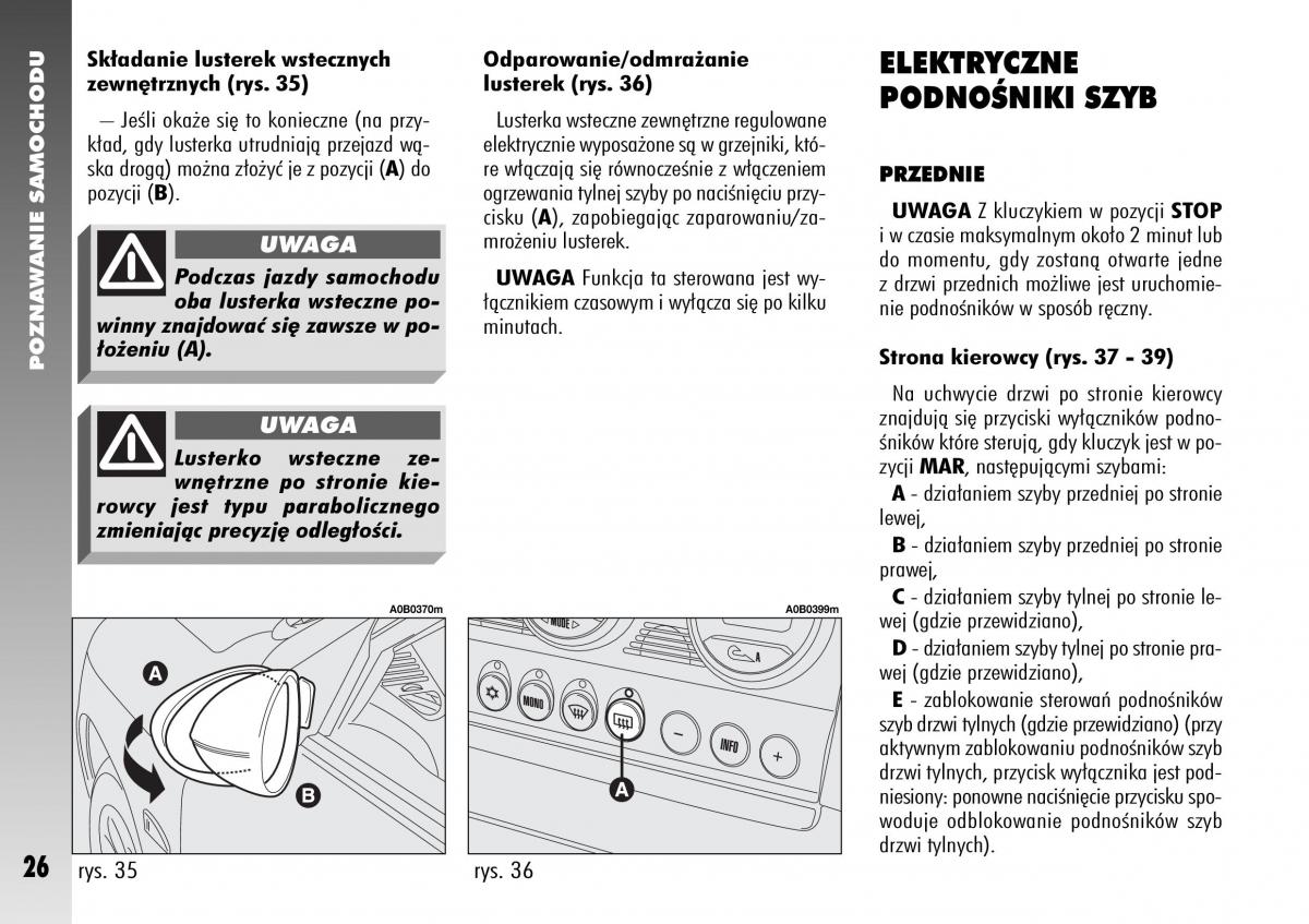 Alfa Romeo 156 instrukcja obslugi / page 28