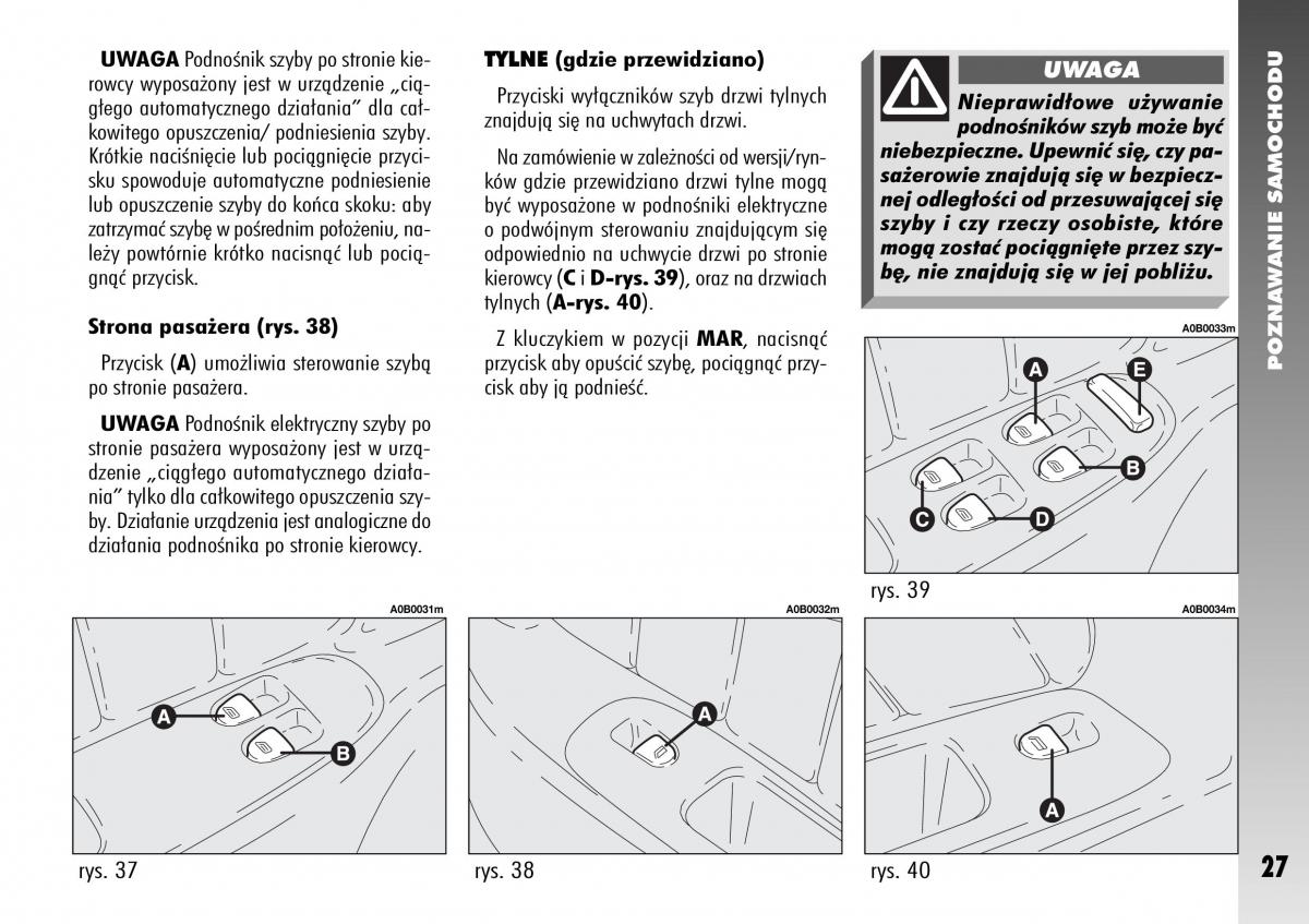 Alfa Romeo 156 instrukcja obslugi / page 29