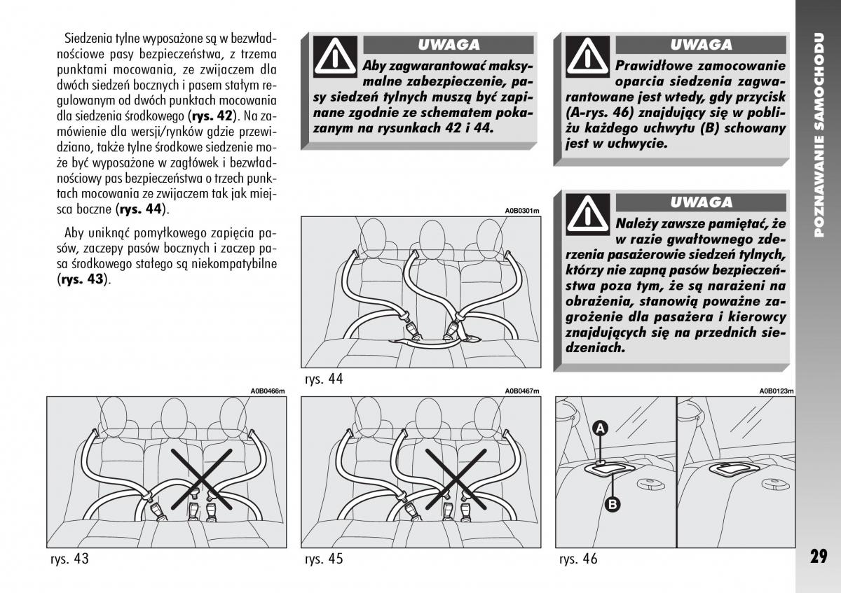 Alfa Romeo 156 instrukcja obslugi / page 31