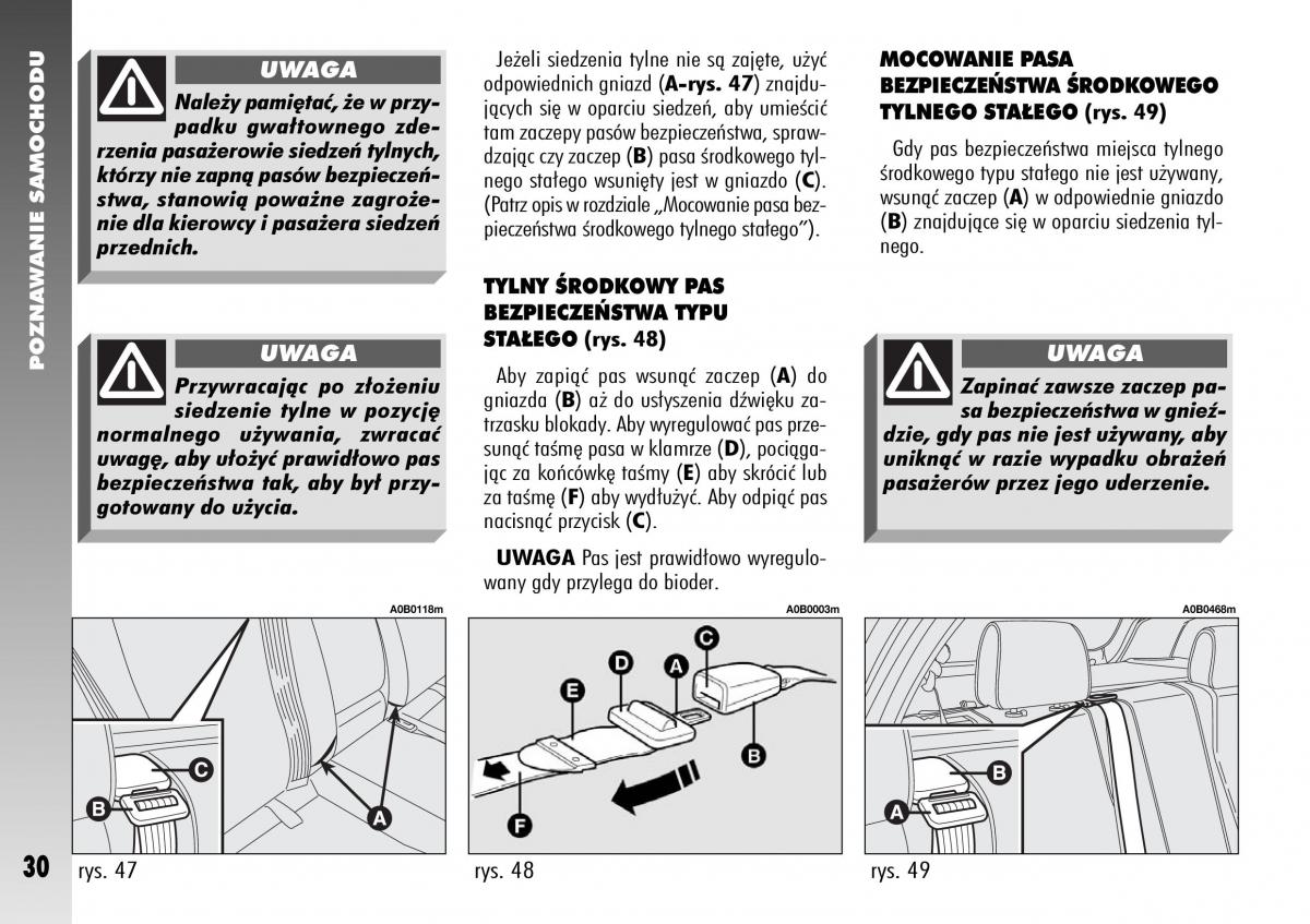 Alfa Romeo 156 instrukcja obslugi / page 32