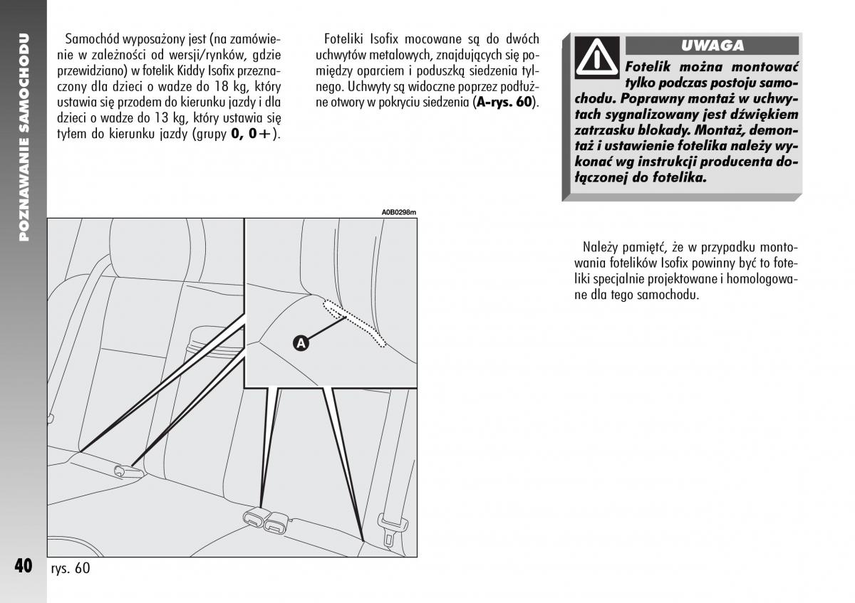 Alfa Romeo 156 instrukcja obslugi / page 42