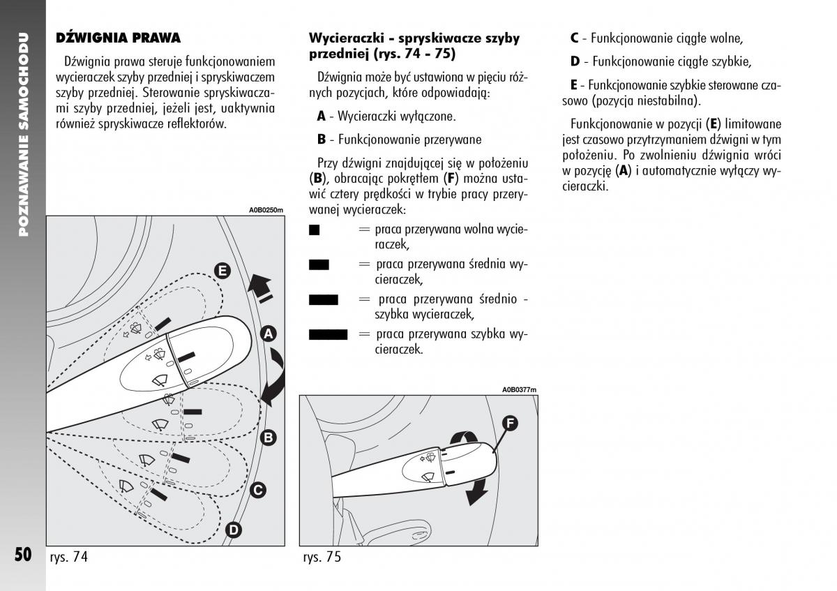 Alfa Romeo 156 instrukcja obslugi / page 52