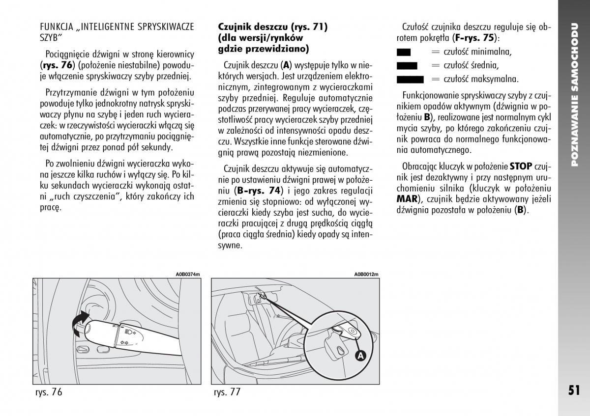 Alfa Romeo 156 instrukcja obslugi / page 53