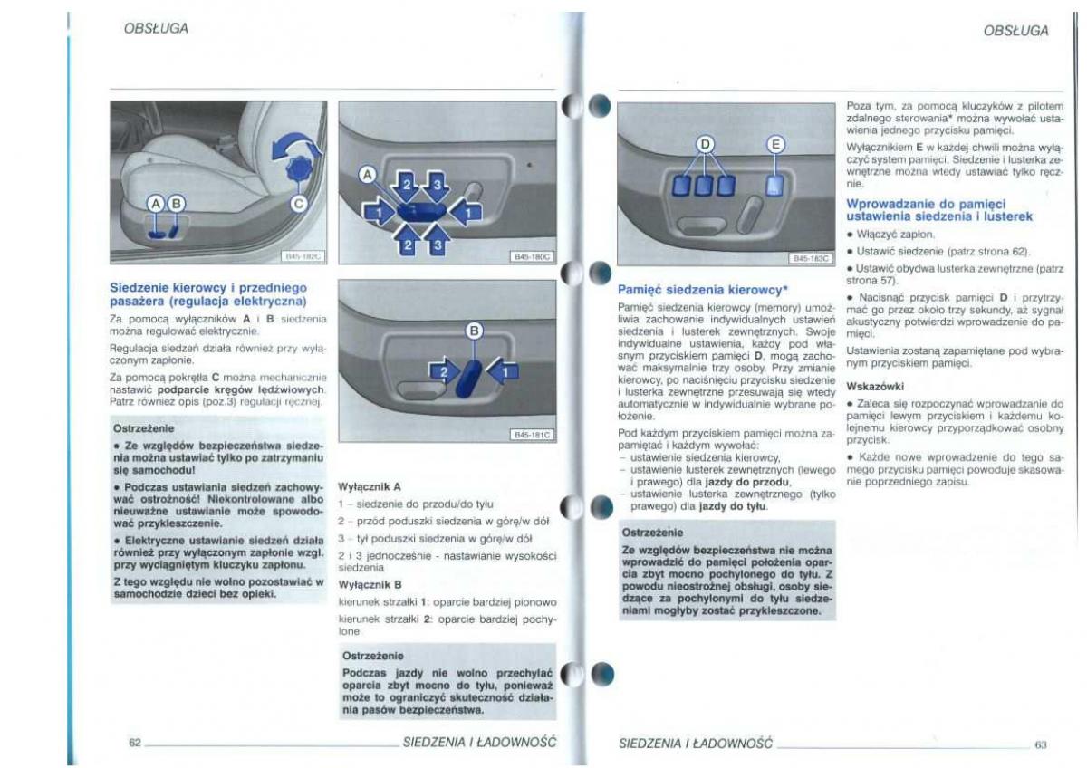 VW Golf IV 4 instrukcja obslugi / page 33