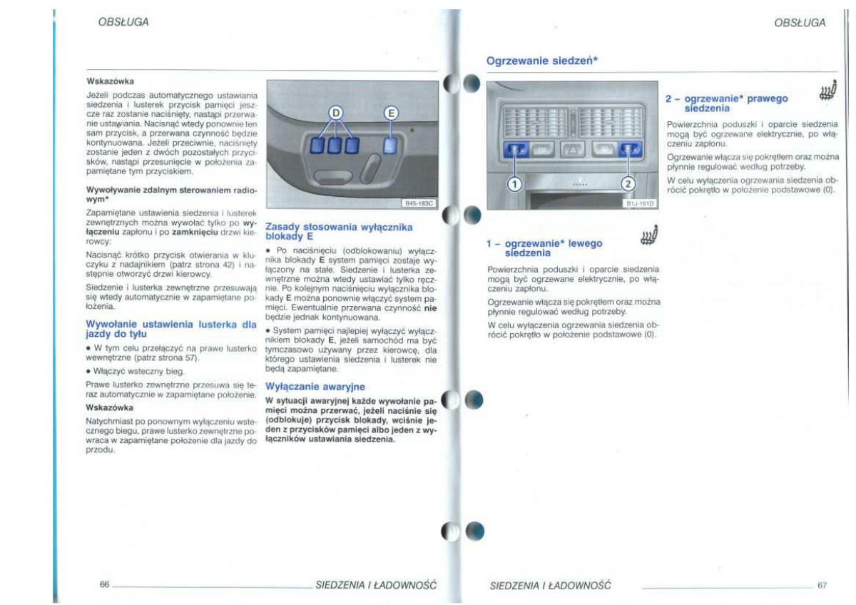 VW Golf IV 4 instrukcja obslugi / page 35