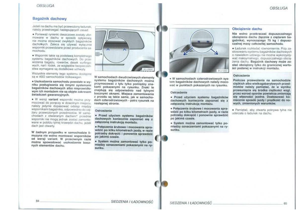 VW Golf IV 4 instrukcja obslugi / page 44