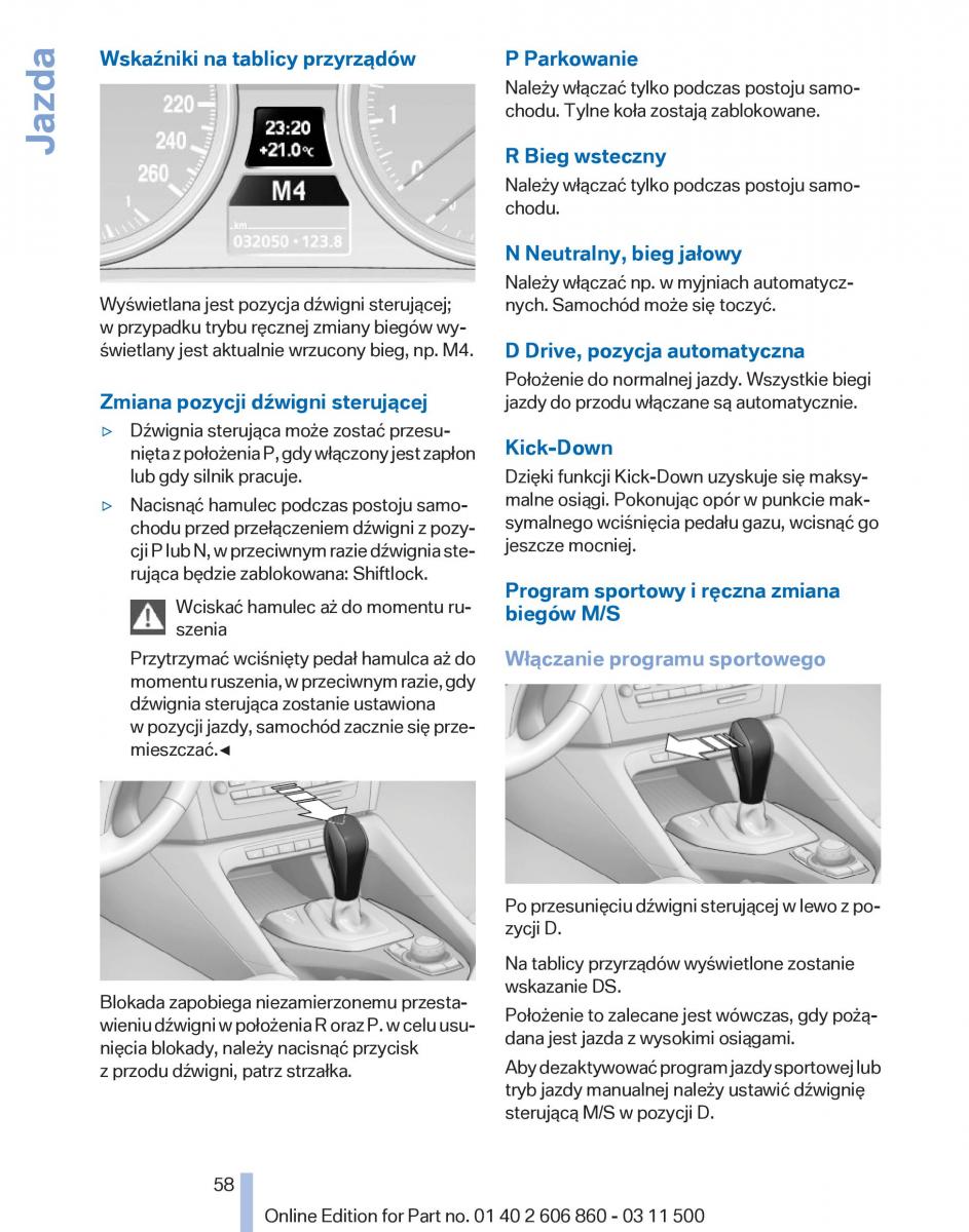 manual  BMW X1 E84 instrukcja / page 58