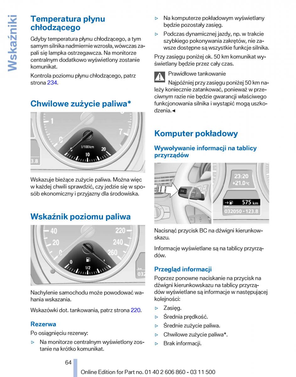 manual  BMW X1 E84 instrukcja / page 64