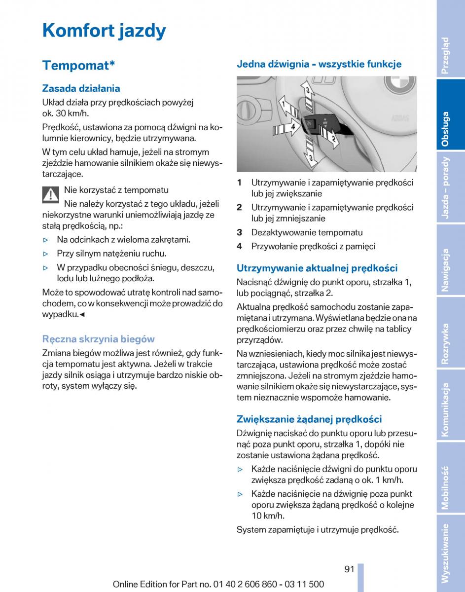 manual  BMW X1 E84 instrukcja / page 91