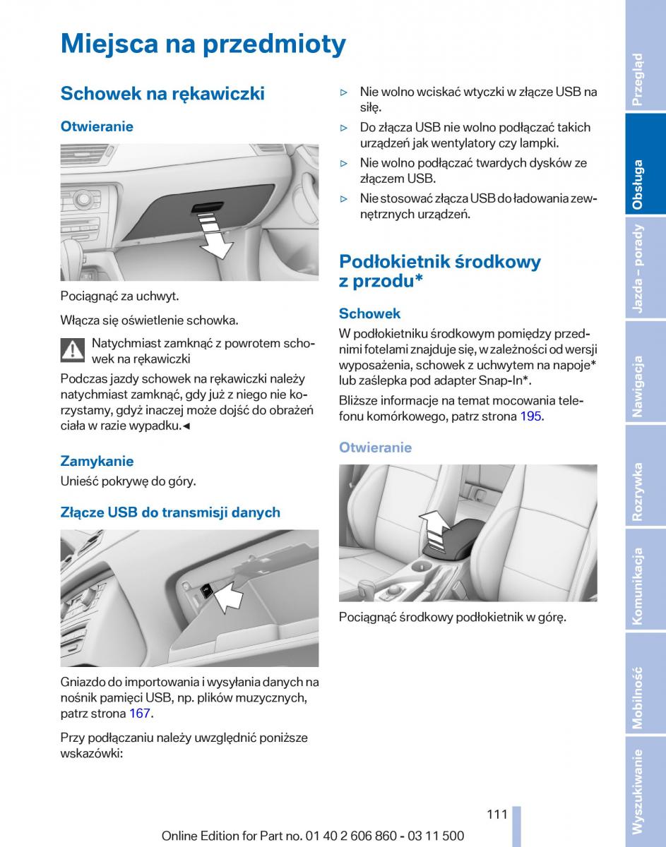 manual  BMW X1 E84 instrukcja / page 111