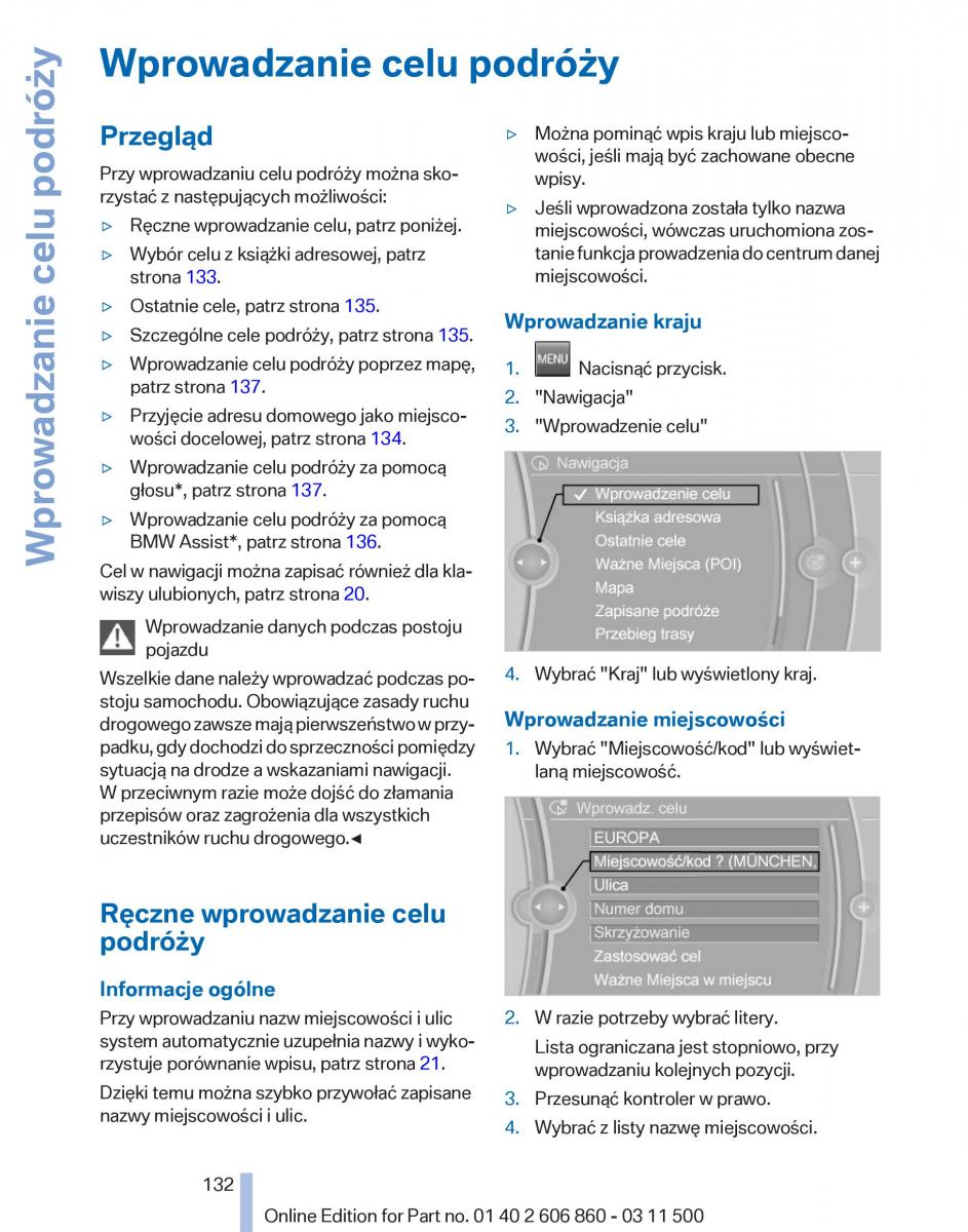 manual  BMW X1 E84 instrukcja / page 132