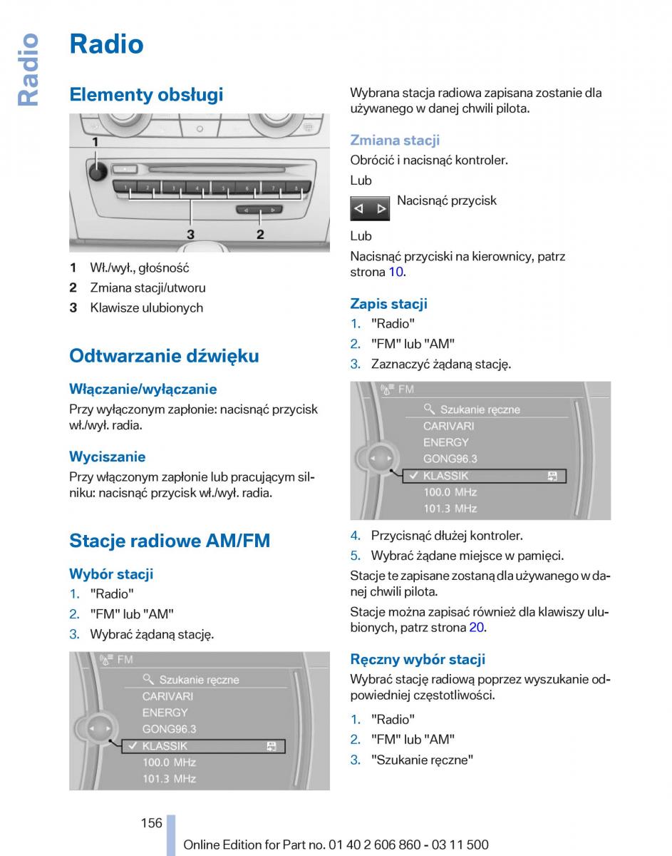 manual  BMW X1 E84 instrukcja / page 156