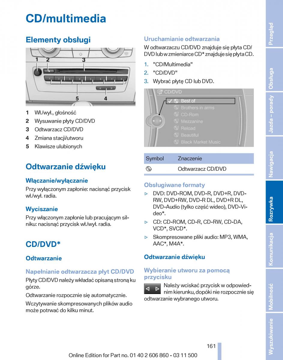 manual  BMW X1 E84 instrukcja / page 161