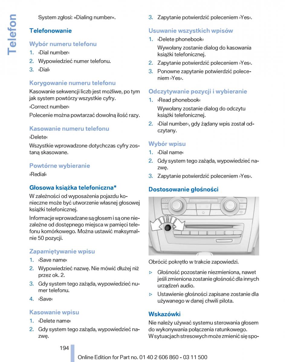 manual  BMW X1 E84 instrukcja / page 194