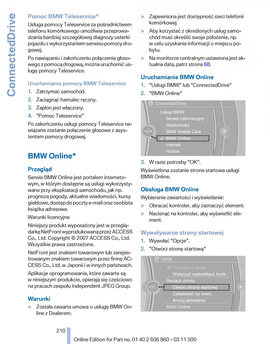 manual  BMW X1 E84 instrukcja / page 210