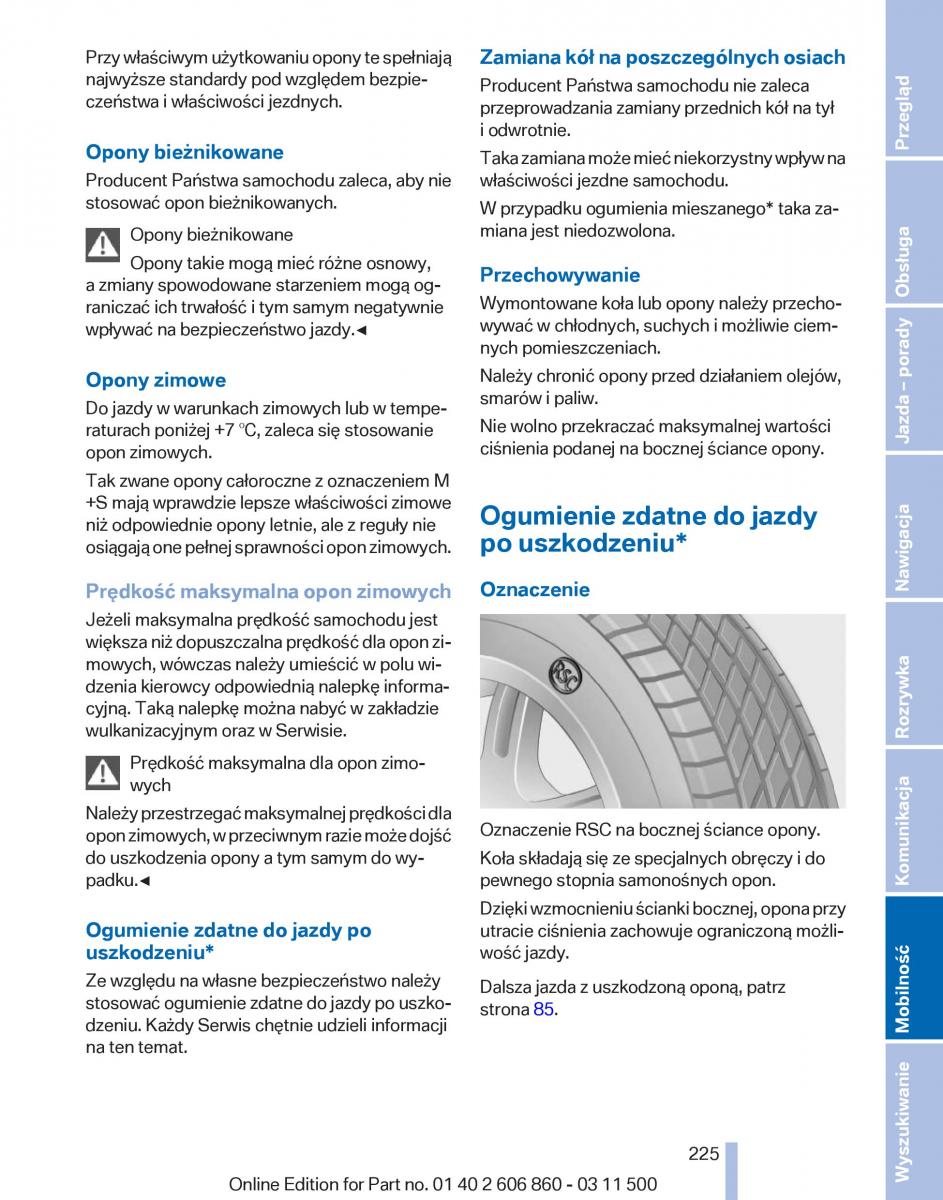 manual  BMW X1 E84 instrukcja / page 225