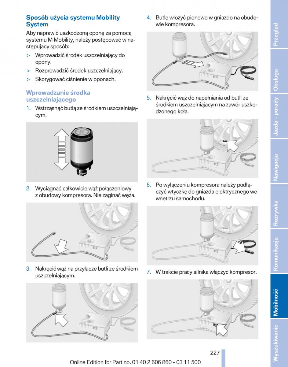 manual  BMW X1 E84 instrukcja / page 227