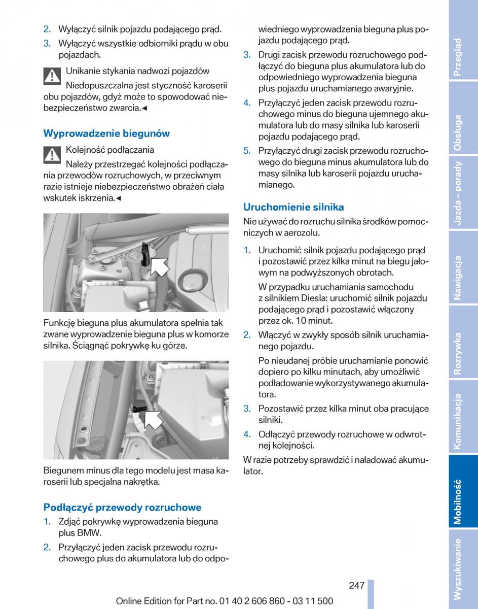 manual  BMW X1 E84 instrukcja / page 247