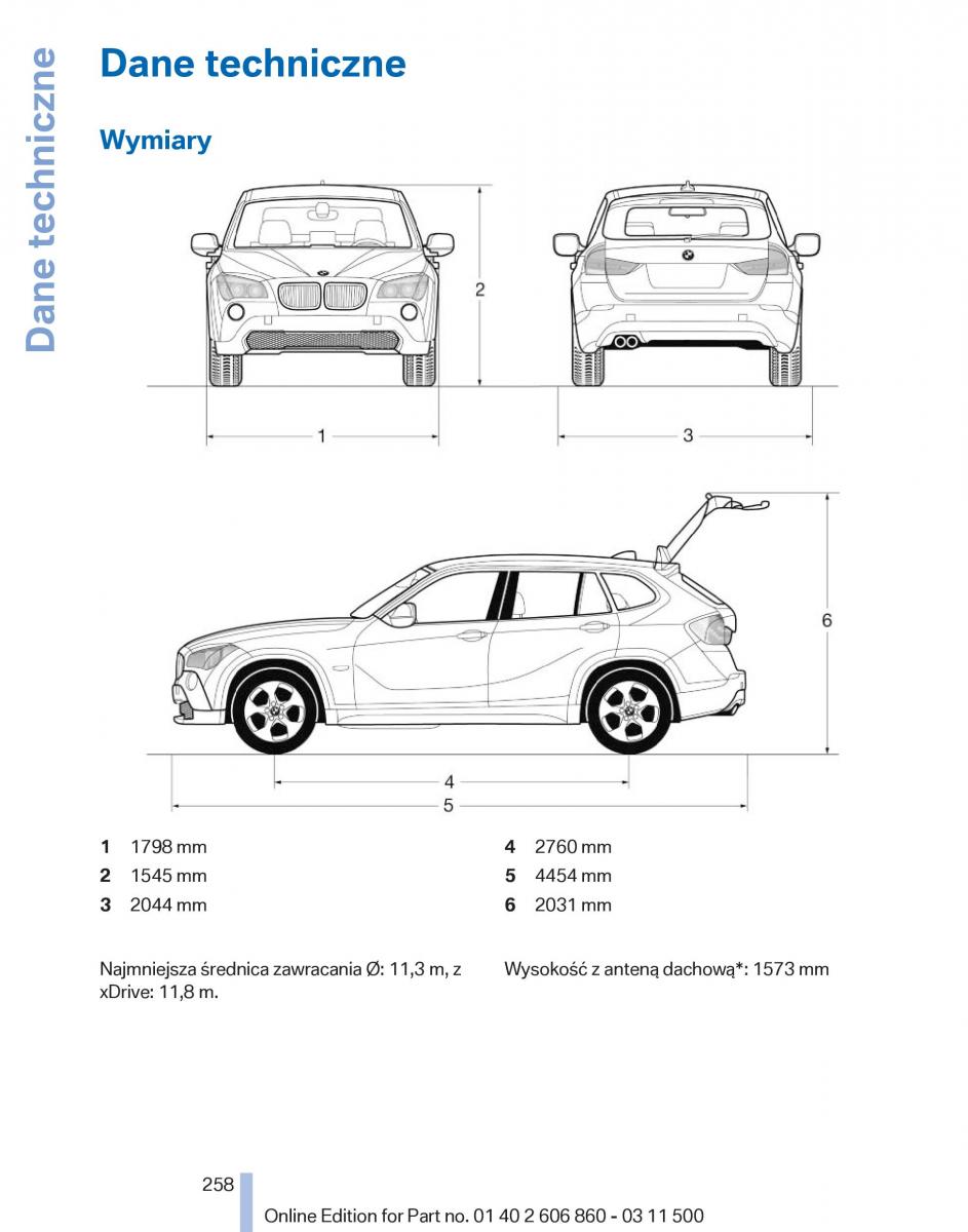 manual  BMW X1 E84 instrukcja / page 258