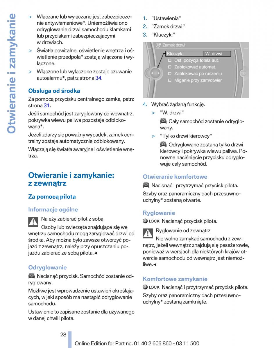 manual  BMW X1 E84 instrukcja / page 28