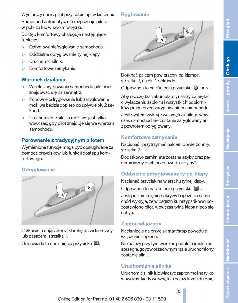 manual  BMW X1 E84 instrukcja / page 33