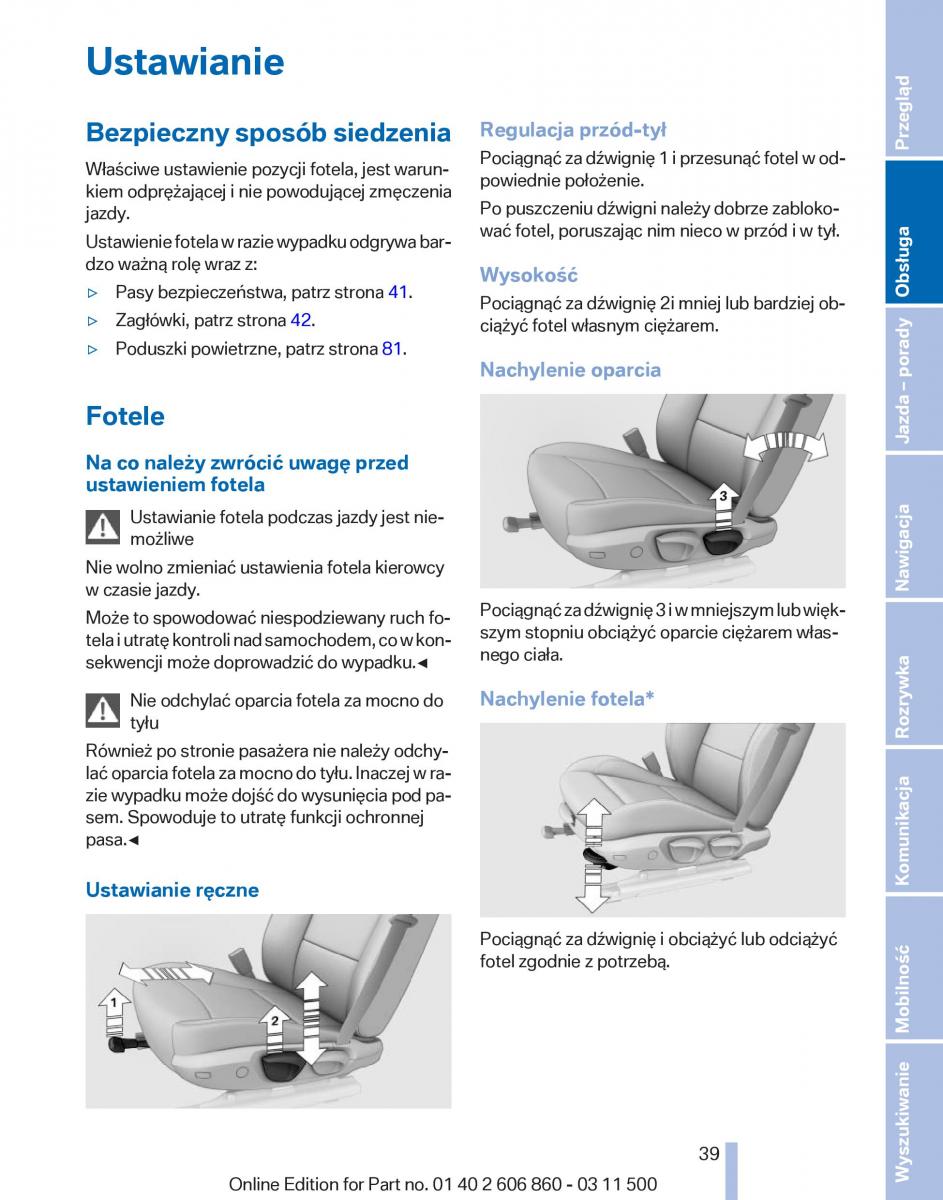 manual  BMW X1 E84 instrukcja / page 39