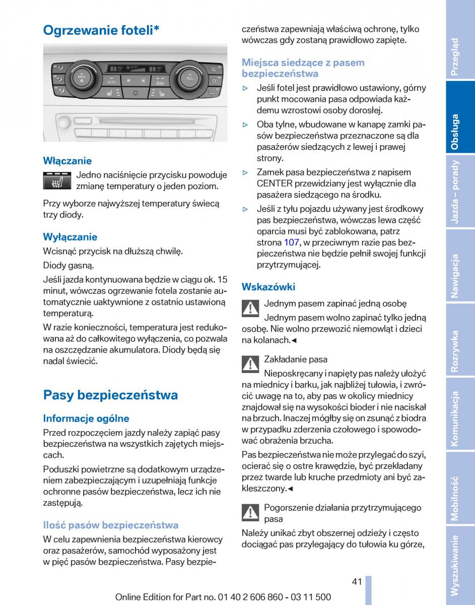 manual  BMW X1 E84 instrukcja / page 41