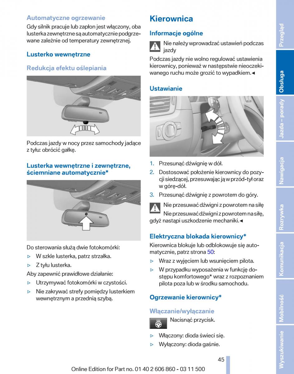 manual  BMW X1 E84 instrukcja / page 45