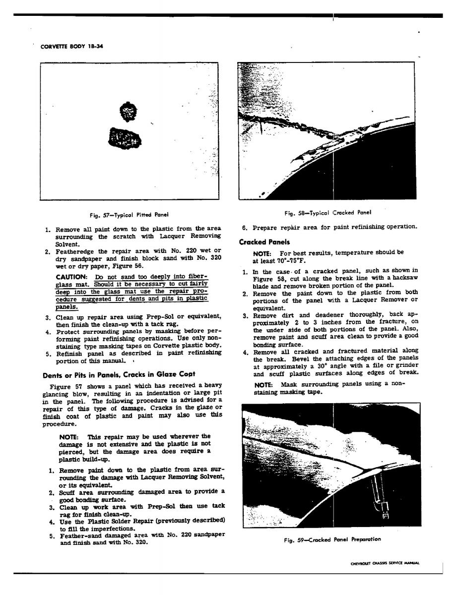 Chevrolet Corvette C3 owners manual / page 57