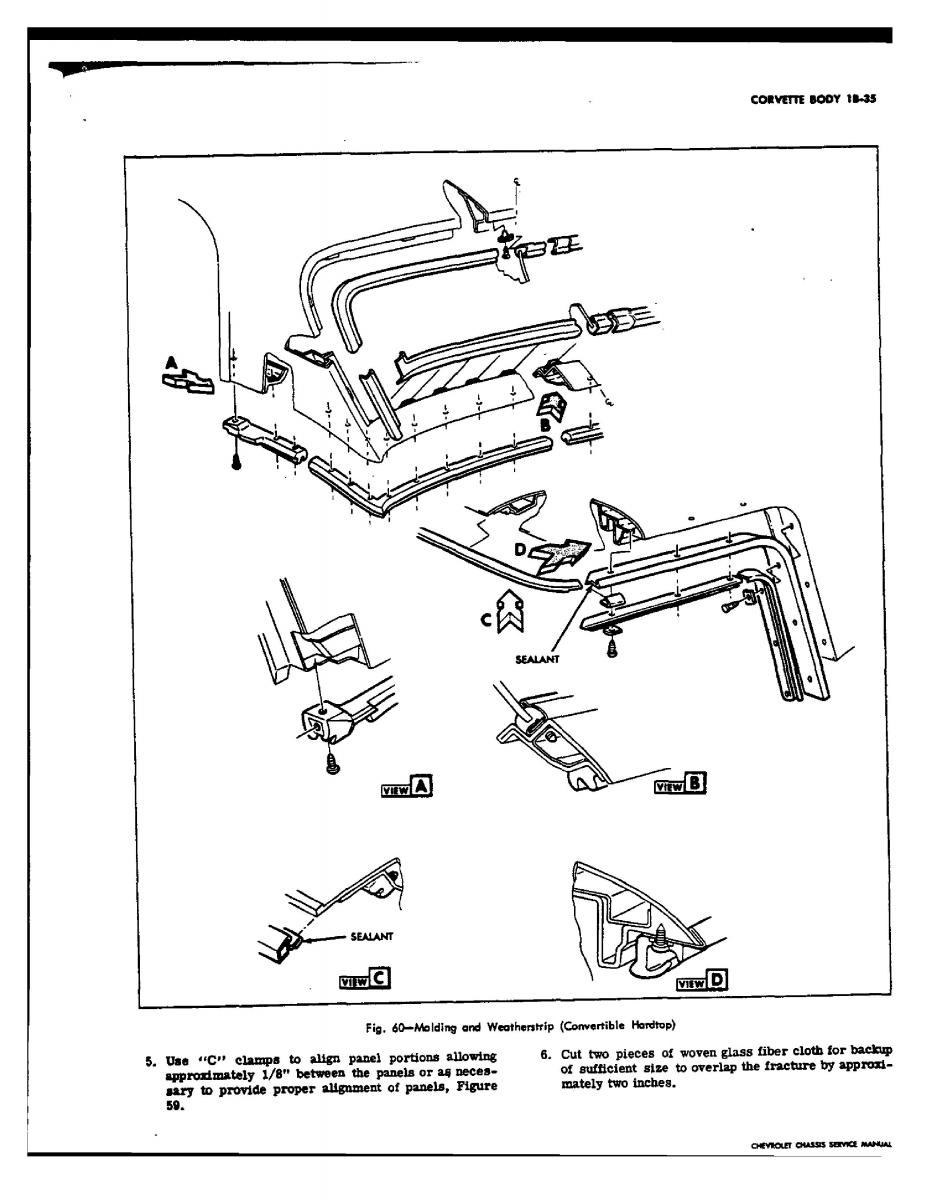 Chevrolet Corvette C3 owners manual / page 58