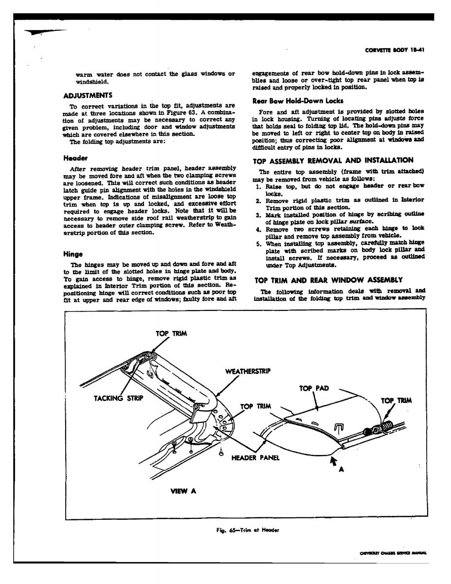 Chevrolet Corvette C3 owners manual / page 64