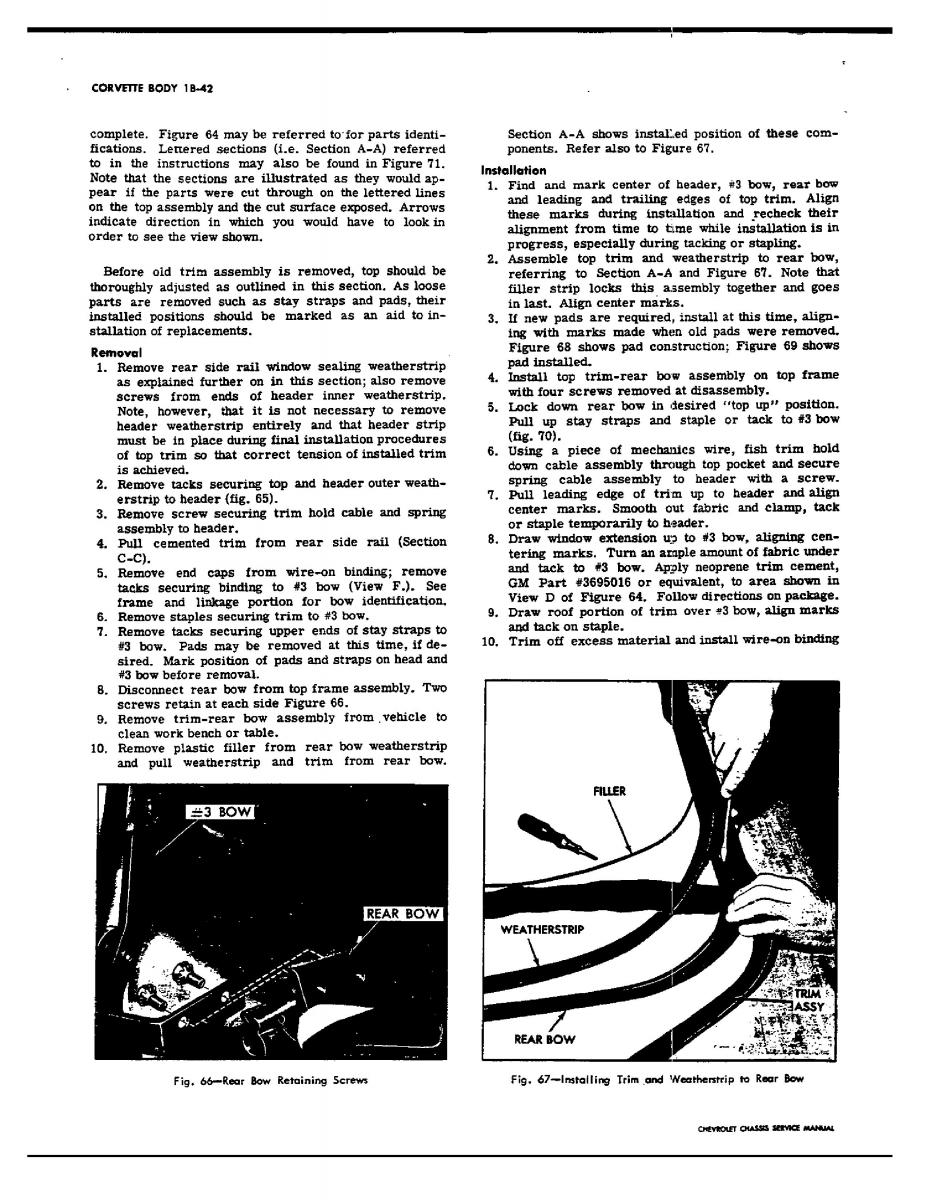 Chevrolet Corvette C3 owners manual / page 65