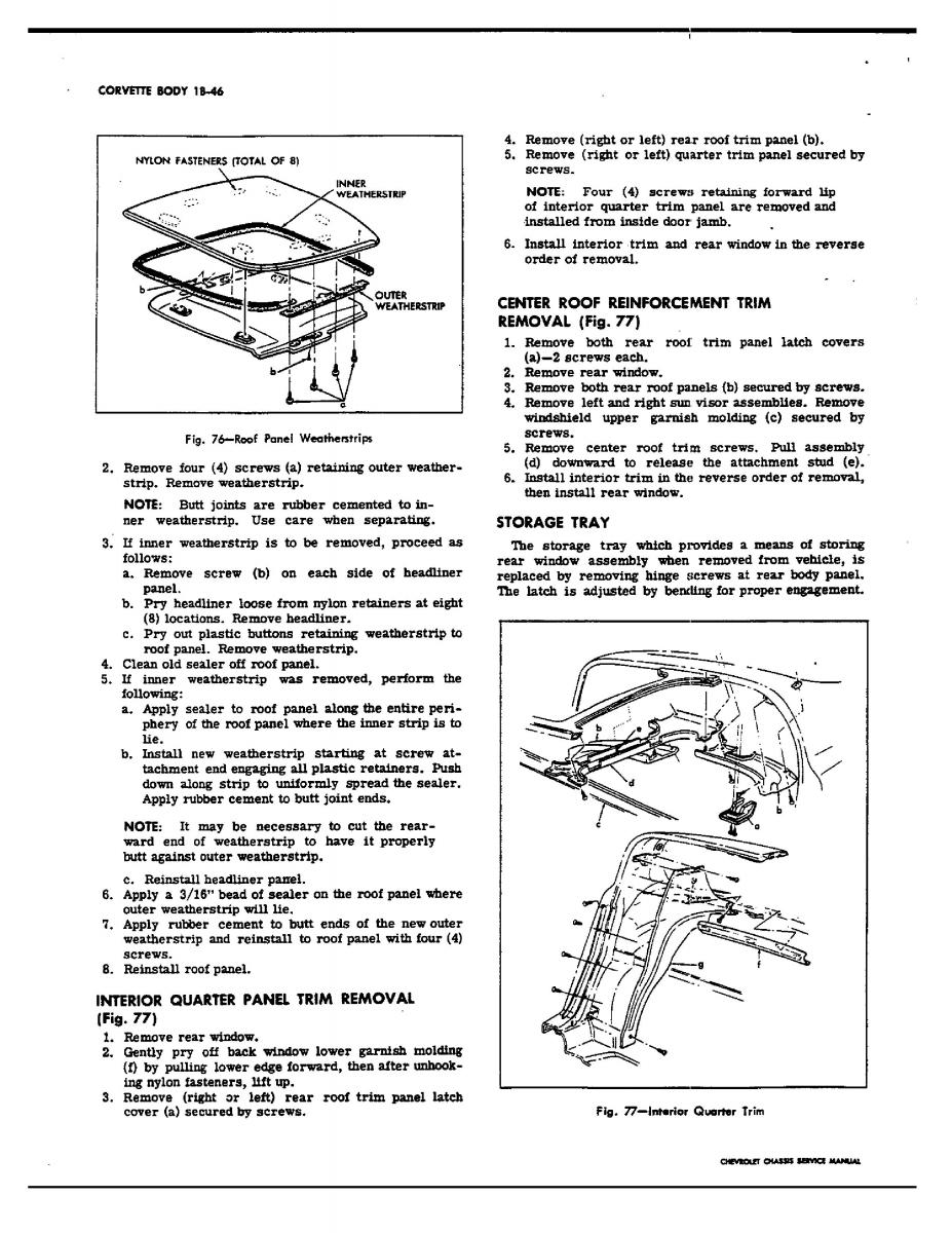 Chevrolet Corvette C3 owners manual / page 69