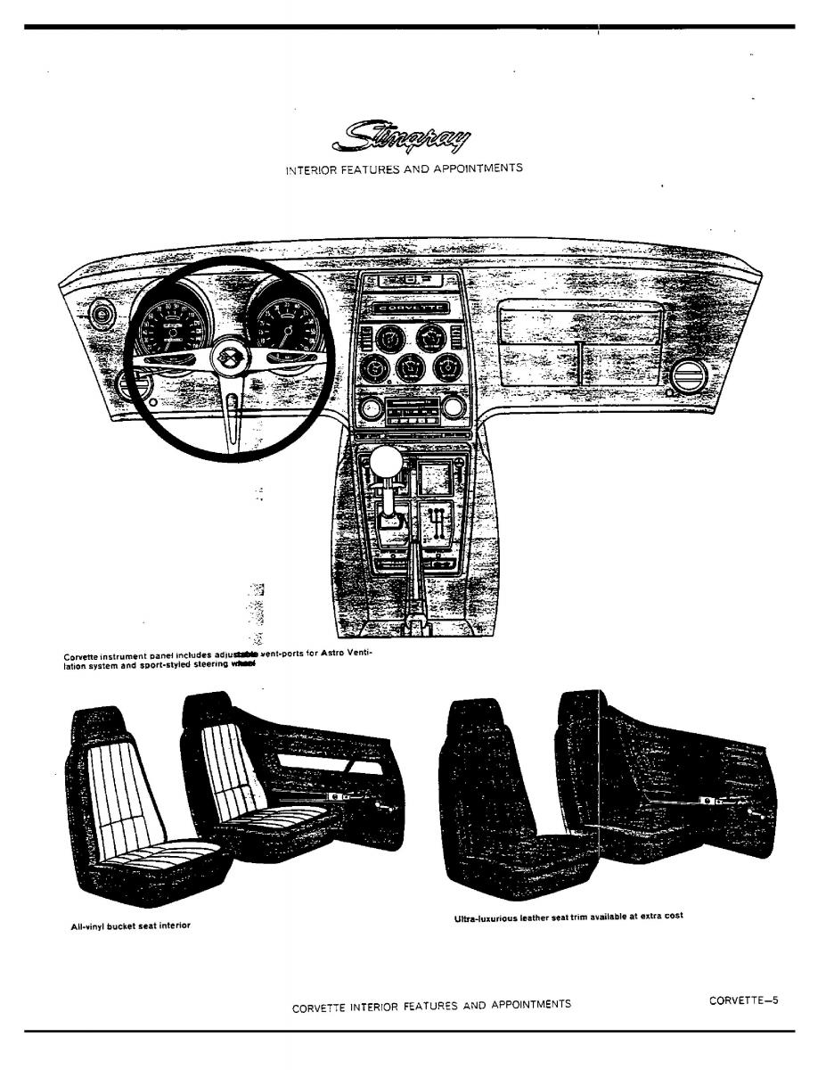 Chevrolet Corvette C3 owners manual / page 83