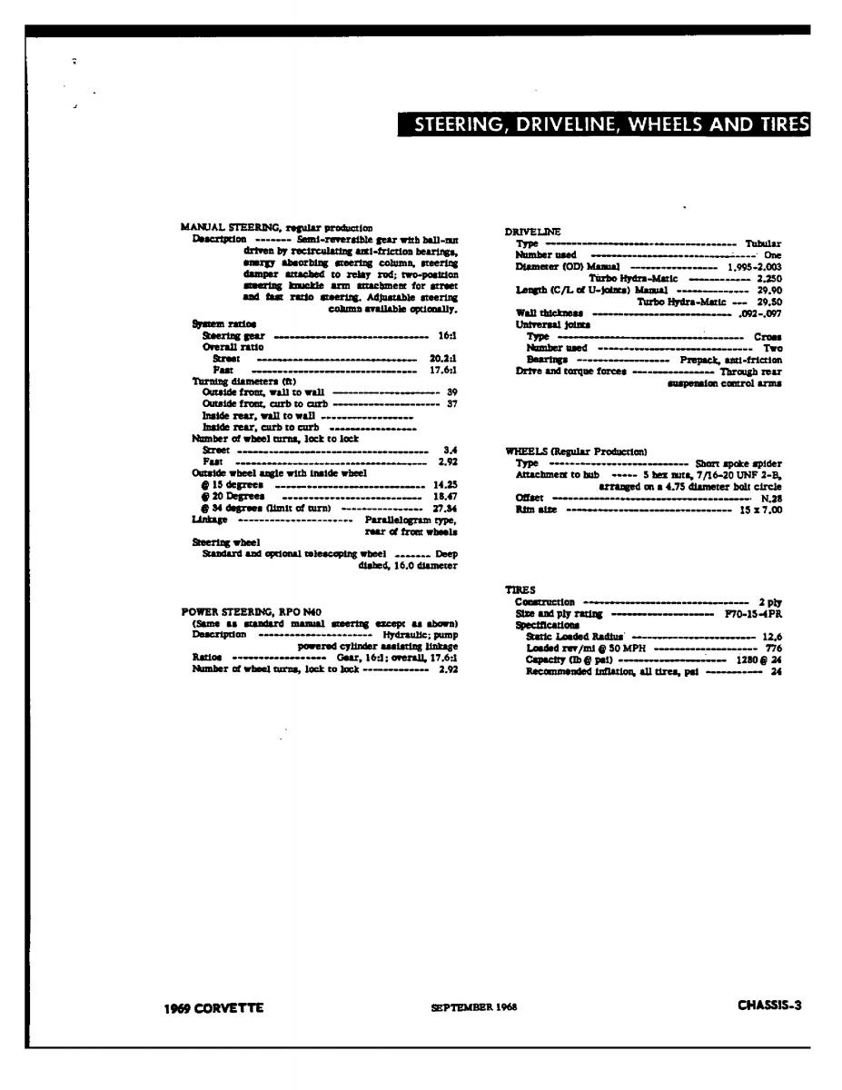 Chevrolet Corvette C3 owners manual / page 118