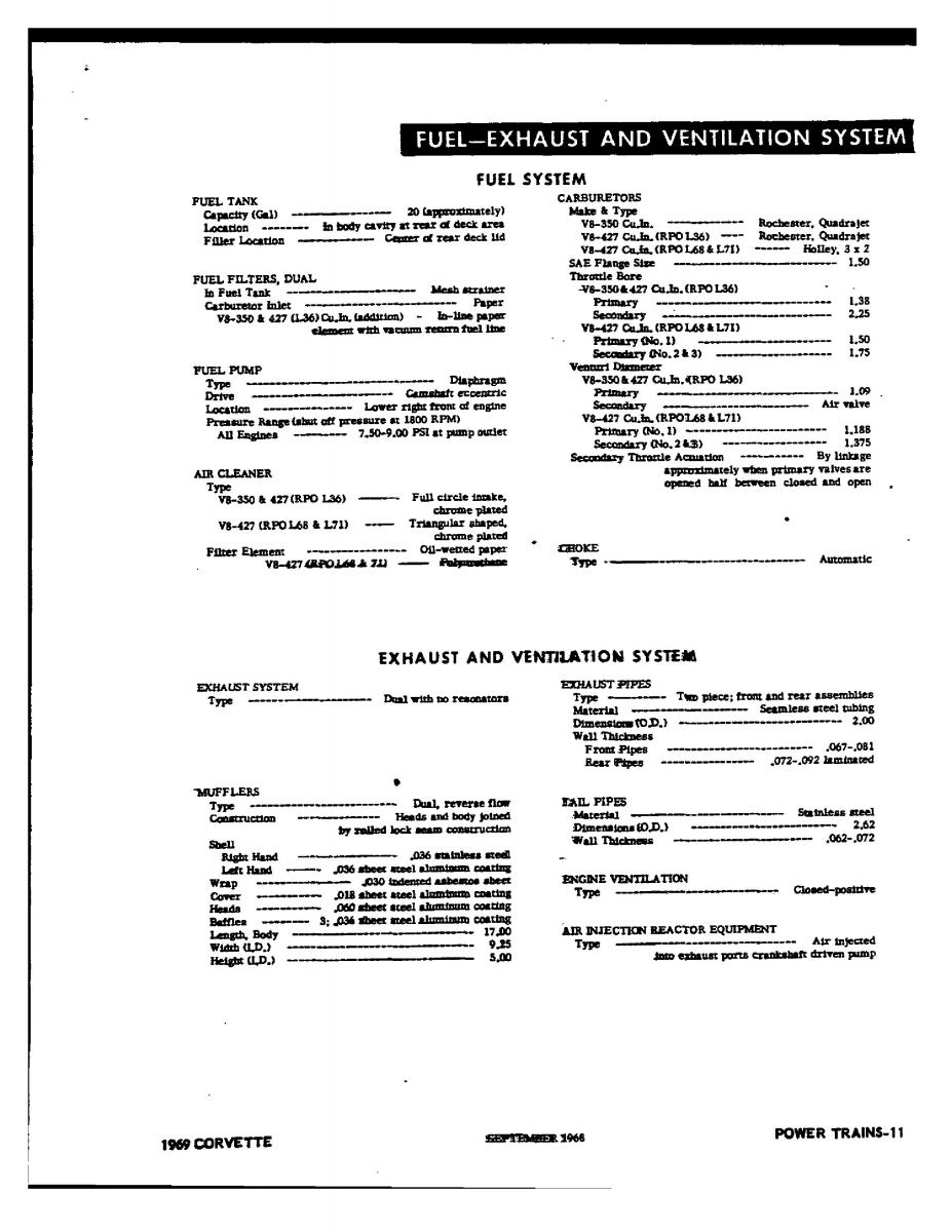 Chevrolet Corvette C3 owners manual / page 134