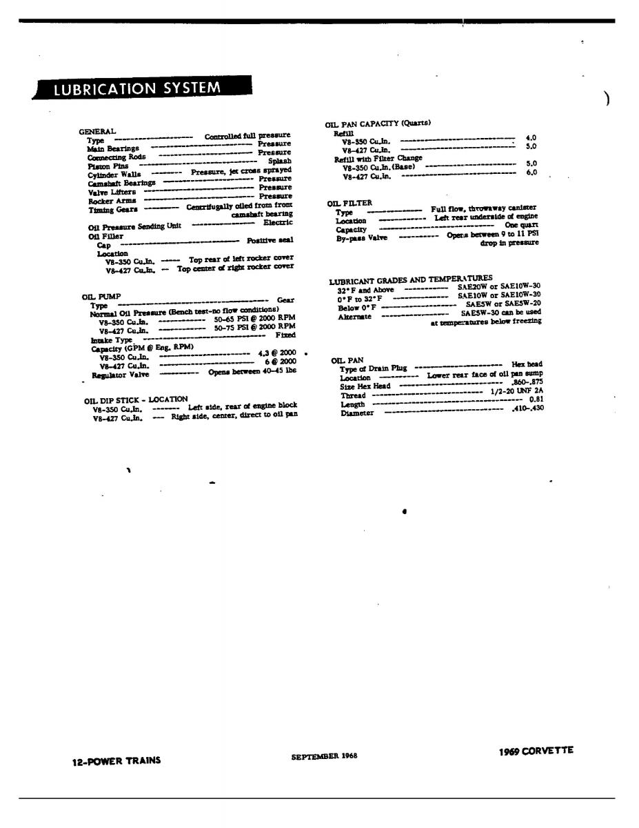 Chevrolet Corvette C3 owners manual / page 135