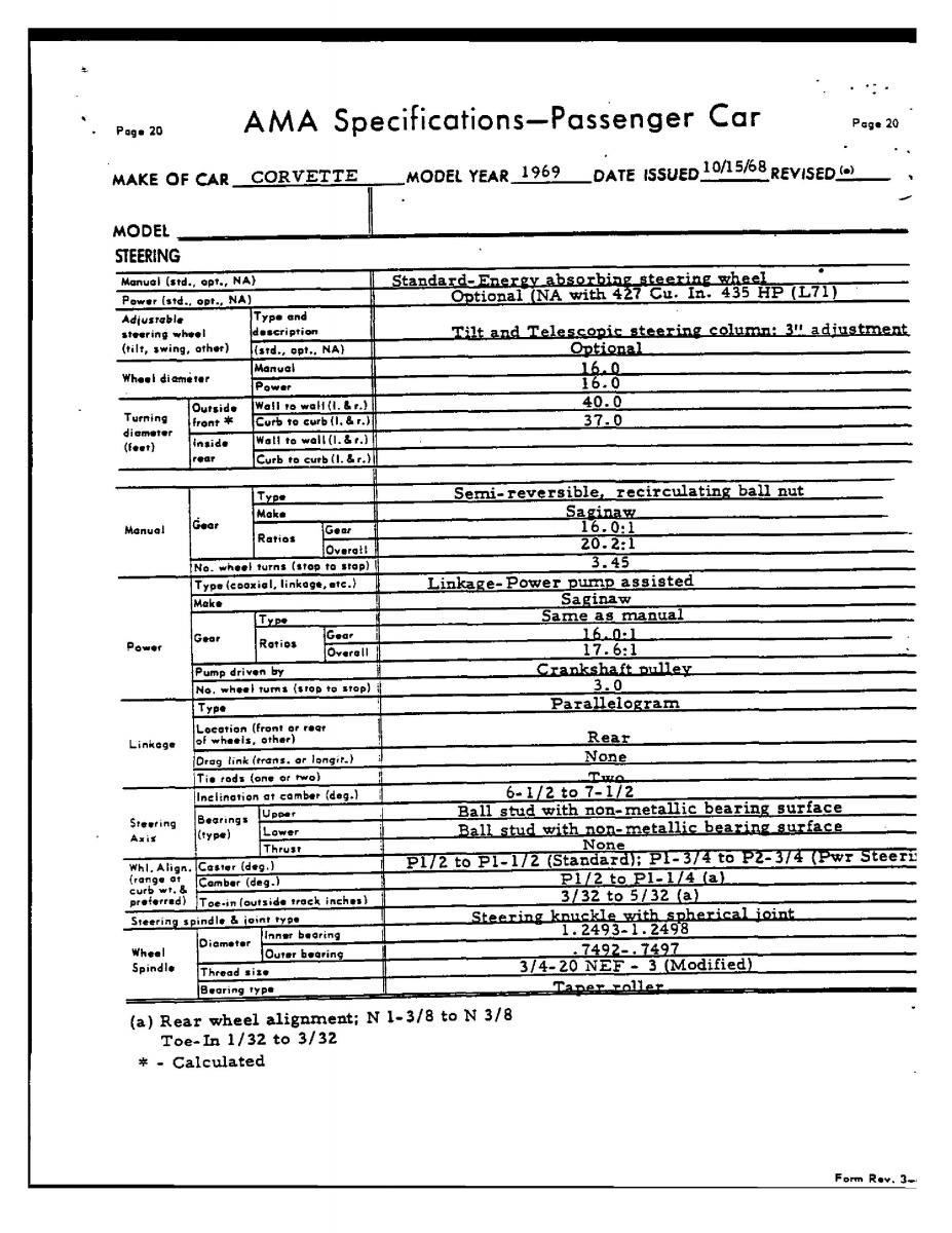 Chevrolet Corvette C3 owners manual / page 162