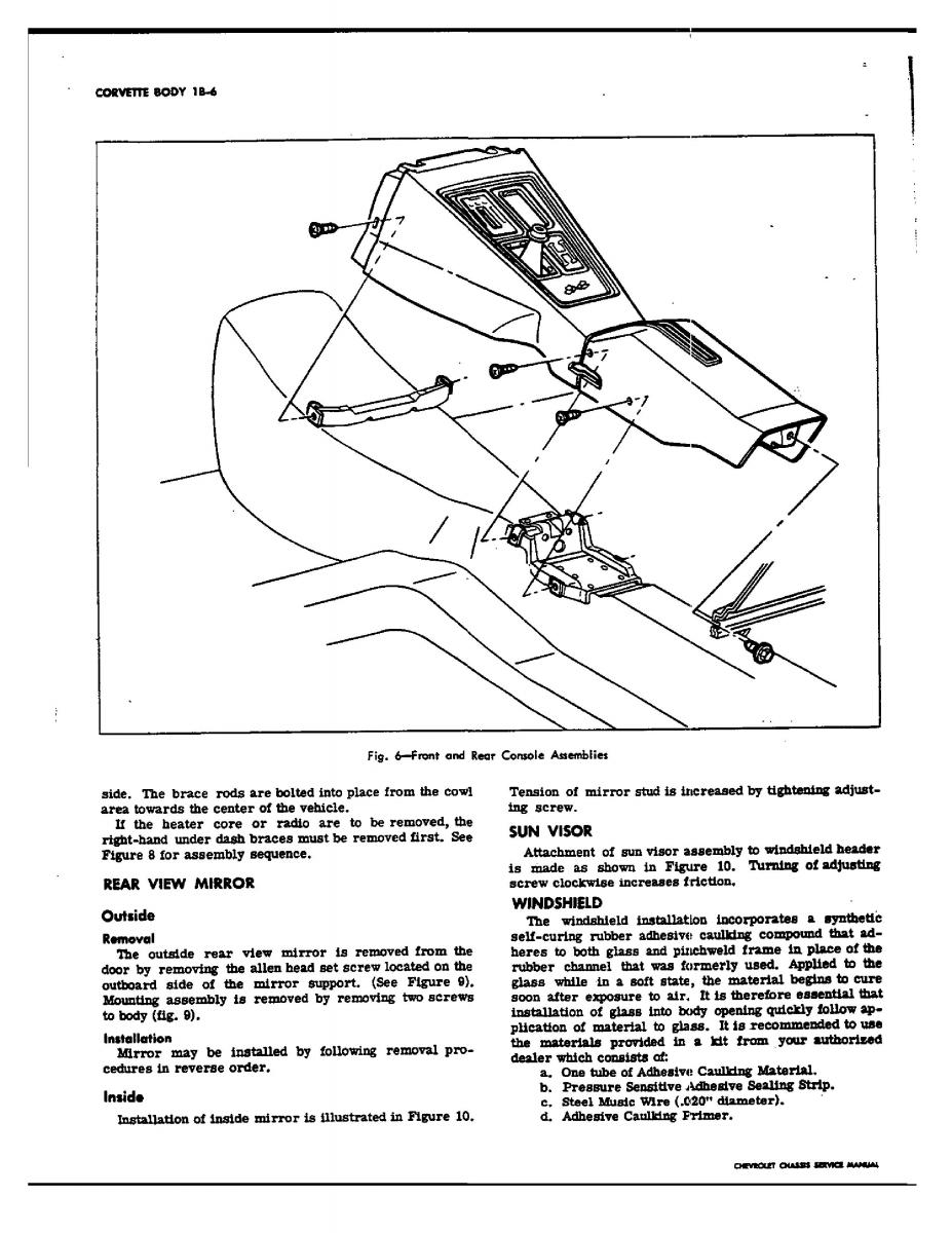 Chevrolet Corvette C3 owners manual / page 29