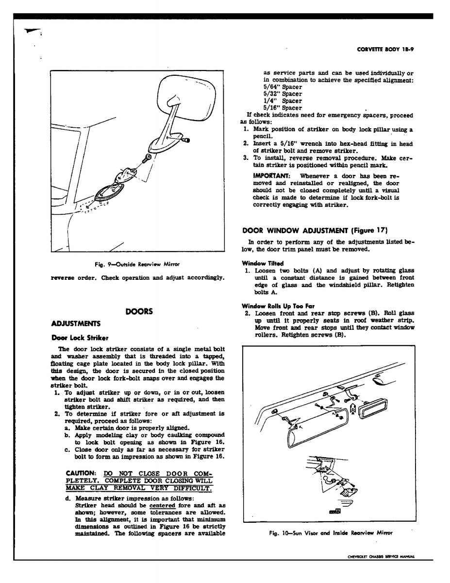 Chevrolet Corvette C3 owners manual / page 32