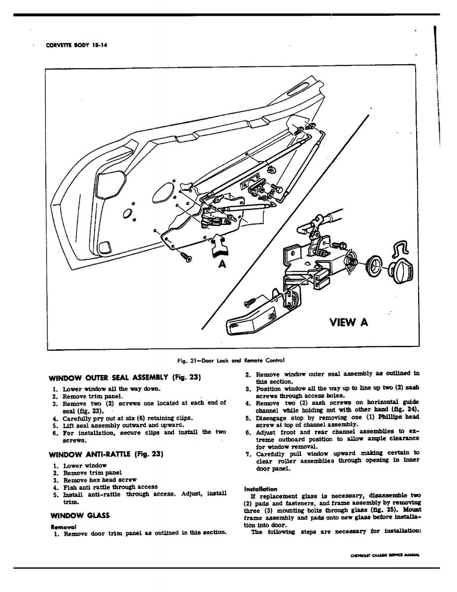 Chevrolet Corvette C3 owners manual / page 37