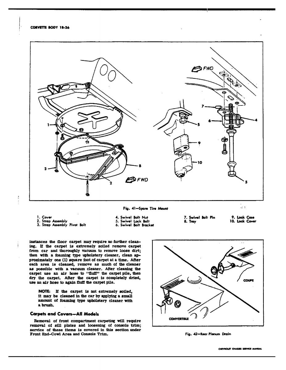 Chevrolet Corvette C3 owners manual / page 49