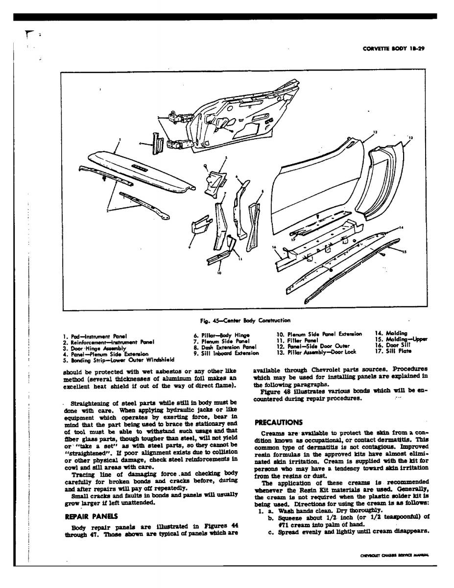 Chevrolet Corvette C3 owners manual / page 52