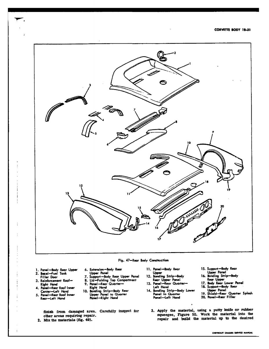 Chevrolet Corvette C3 owners manual / page 54