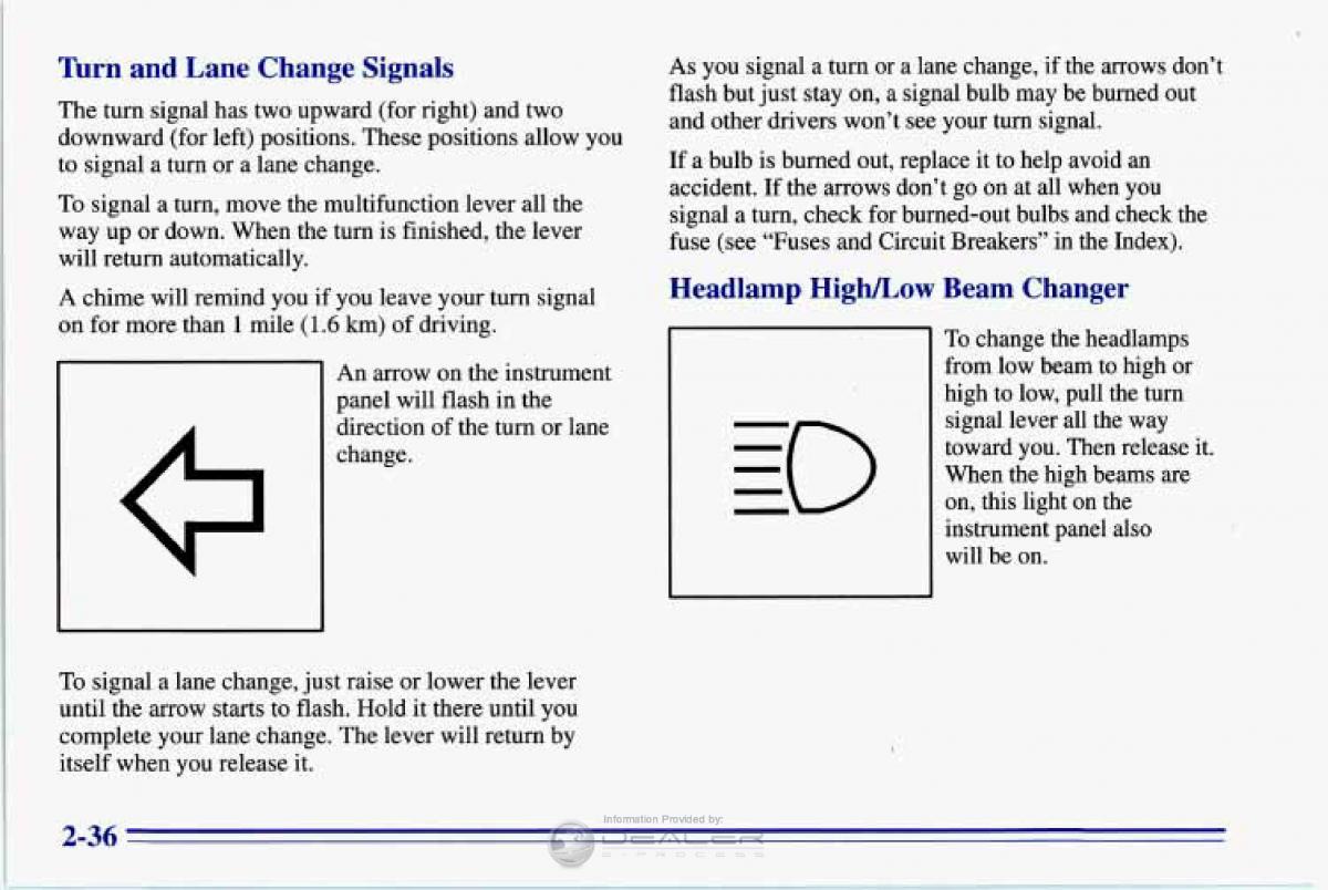 Chevrolet Corvette C4 owners manual / page 79